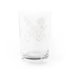 PETIT PARADE　小鳥遊すずめの花と刺繍の女の子 Water Glass :back