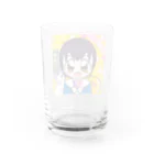 さくらんぼ絵巻の店の白魔女幼稚園児ハルちゃん Water Glass :back