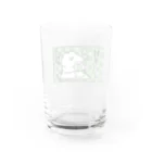 おめがちゃん屋さんの【うさぴっぴ】緑茶がだいすき Water Glass :back