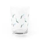 ねこのそらとけ と チューリップ Water Glass :back