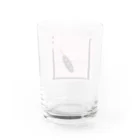 hrdの作業場のフランクKUHURUTO(赤) Water Glass :back