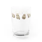 ぽんちょすの春夏秋冬たぬき Water Glass :back