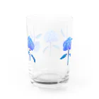 813hachiの青紫陽花 Water Glass :back