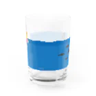 mapechiのトラネコしまお、気を付けて！ Water Glass :back