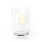 こざくらクラブの酒豪インコ（オカメインコ　ビールver．） Water Glass :back