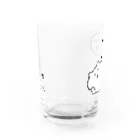 umi工房のお店のカロリーゼロ(ゆるいねこ) Water Glass :back