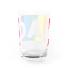 AAOでエイエイオー！のレインボーＡＡＯ Water Glass :back