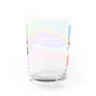 おちびのグッズ販売❤️のおちびのロゴでする！ Water Glass :back