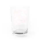 る〜ぷのシマエナガさんと薔薇 Water Glass :back