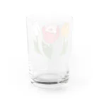 P:ggy（ぴぎー）のおみせのトン野さんとチューリップ Water Glass :back