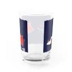 あみすけ本舗＠深海生物推し のウミウシ＆メンダコおさんぽシリーズ Water Glass :back