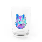 ジュノの秘密のアトリエのオオカミ／Juno Water Glass :front