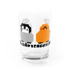 ヤママユ(ヤママユ・ペンギイナ)のピコアプテノディテス(よこ) Water Glass :front