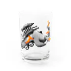 シラカワリュウ⚡RiuSHIRAKAWAの最後の空襲/Starless and The Last Air Raid Water Glass :front