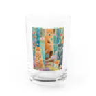 soramame1119の森の中の世界 Water Glass :front