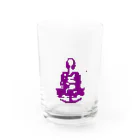 『Nothing Is Real』-- IN SUZURIの只管打坐h.t.　紫 Water Glass :front