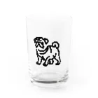 Bebezoのパグ Water Glass :front