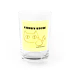 公式　猫目石検定　CHERRYSTONE　　の猫目石 Water Glass :front