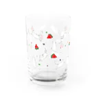 TeamHaneenのNo.7 Karaza and Watermelon（ねことスイカ）<Type C> Water Glass :front