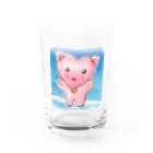 M-LIFEのハーキャット Water Glass :front