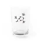 st_drop_laboratoryのカフェインの化学構造式 Water Glass :front