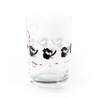 NEON.のずんぐりムックリネコ_毛糸玉 Water Glass :front