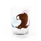 無彩色デザイン販売所の初夢 / 一富士二鷹三茄子 Water Glass :front
