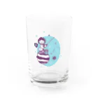 ミニマムユニヴァース@SUZURIのAstronauts - Fishing Water Glass :front