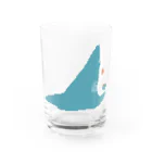 さかたようこ / サメ画家のほっとひと息サメ〈濃いめの地色向け〉  Water Glass :front