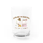 三角西港 世界遺産登録！ スナメリビーチのムル＆メリィ Water Glass :front