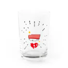 お寿司の人の金で寿司食べたい Water Glass :front