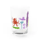 水島ひねのSea Creatures Water Glass :front
