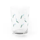ねこのそらとけ と チューリップ Water Glass :front