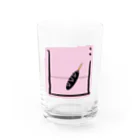 hrdの作業場のフランクKUHURUTO(赤) Water Glass :front