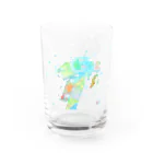 ahihoのクラゲの風鈴たち ♪( ´ε ｀๑)ノ Water Glass :front