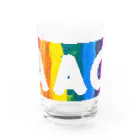 AAOでエイエイオー！のレインボーＡＡＯ Water Glass :front