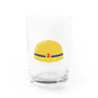 新商品PTオリジナルショップの 碓氷峠の保線屋さん （ヘルメット型） Water Glass :front