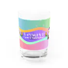おちびのグッズ販売❤️のおちびのロゴでする！ Water Glass :front