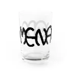 Sorihikiman Goods Shopの「メナノダ」ロゴ Water Glass :left