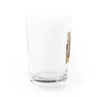 ハムのたけしのロングヘアーハムスターのたけし Water Glass :left