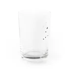 WAMI ART　ホツマツタヱ同好会の庭球蛙(前面文字あり) Water Glass :left