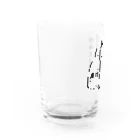 ちはやれいめいの条件をのむ猫ちゃん Water Glass :left