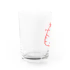 ゆんちるのとにかく冠動脈（番号のみ） Water Glass :left