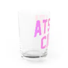 JIMOTOE Wear Local Japanの厚木市 ATSUGI CITY Water Glass :left