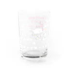 イラスト MONYAAT のCT75あひるのおひるさんのスキーE*ブラウン Water Glass :left