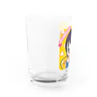 さくらんぼ絵巻の店の白魔女幼稚園児ハルちゃん Water Glass :left