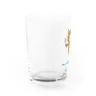 Atelier FunipoのThe Hungry Bear　ロゴあり Water Glass :left