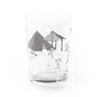 WAMI ART　ホツマツタヱ同好会の野営(キャンプ) Water Glass :left