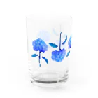 813hachiの青紫陽花 Water Glass :left