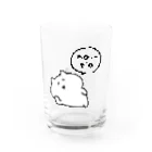 umi工房のお店のカロリーゼロ(ゆるいねこ) Water Glass :left